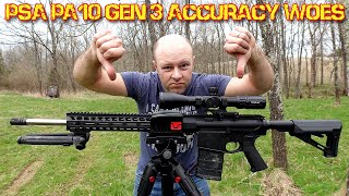 PSA PA10 Gen 3 Accuracy Issues Continue [upl. by Repinuj]