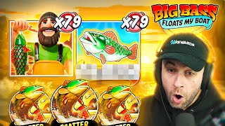 CRAZY SUPER BONUS on the NEW BIG BASS FLOATS MY BOAT MASSIVE MULTIS Bonus Buys [upl. by Michaud574]