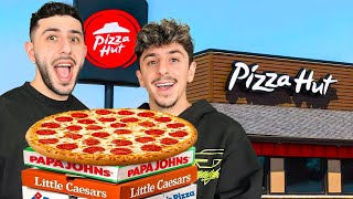 I Tried EVERY Fast Food Pizza In America Ft FaZe Rug [upl. by Eelrihs]