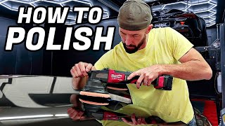 How To Polish A Car For Beginners At Home  Remove Swirls and Scratches  Ceramic Coat [upl. by Yemar]