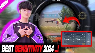 NV ORDER NEW SENSITIVITY IN 2024  NEW BEST SENSITIVITY SETTINGS AND CONTROL FOR PUBG MOBILE  BGMI [upl. by Coppock190]