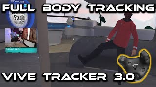 How To Do Full Body Tracking in VR using the Vive Tracker 30 [upl. by Atteram]