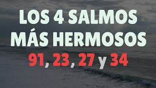 Los 4 SALMOS MÁS HERMOSOS de La Biblia 91 23 27 y 34 [upl. by Gnohp]