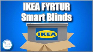 IKEA FYRTUR smart wireless roller blinds unboxing and tips by Intellibeamcom [upl. by Shaine]