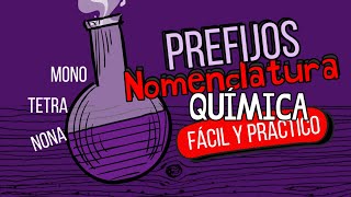 PREFIJOS nomenclatura QUÍMICA⚡ sistemática  mono tetra fácil y sencillo [upl. by Christoffer]