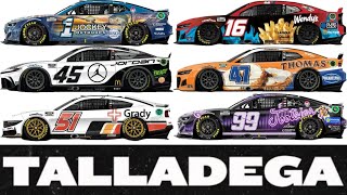 NASCAR Cup Series Talladega 2024 Paint Scheme Preview [upl. by Haletky945]