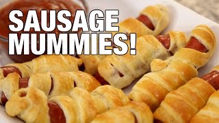 Sausage Mummies amp Diablo Dipping Sauce  The Hungry Bachelor [upl. by Aihtniroc]