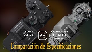 Sony A7R IVA vs Olympus OMD EM10 Mark III S Una Comparación de Especificaciones [upl. by Nawak]