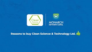 Reasons to buy Clean Science and Technology Limited [upl. by Hanfurd]