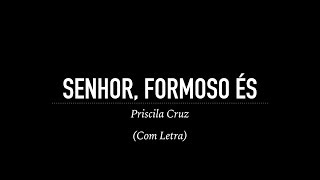 Senhor Formoso És  Priscila Cruz Com Letra [upl. by Annayrb40]