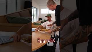 Egg rolls Ps I love Mitch really [upl. by Ettezzil]