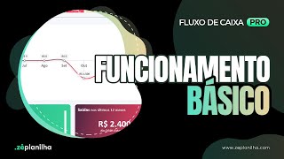 Planilha Fluxo de Caixa PRO  Funcionamento Básico [upl. by Jepum78]