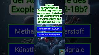 🌍 Sensationsfund Erdähnlicher Exoplanet mit lebensfreundlicher Atmosphäre 👽🔭 [upl. by Norris]