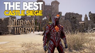 Throne amp Liberty  Down To The Last Second 1000 Player PvP Castle Siege Kazar [upl. by Talanian63]