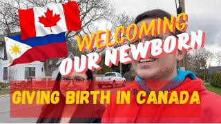 PINOY IN CANADA  Welcoming our Canadian Baby  Canadian Healthcare [upl. by Rudolph728]