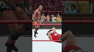 WWE 2k23 Randy Orton vs Kevin Owens punt kick and RKO finisher [upl. by Rehotsirhc279]