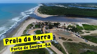 PRAIA da BARRA do RIO SAUÍPE  ENTRE RIOS  BAHIA Aéreas Drone © Todos os Direitos Reservados [upl. by Milan]