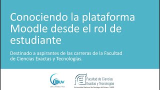 Capacitación a Aspirantes quotConociendo la Plataforma Moodle desde el rol de Estudiantequot 141024 [upl. by Anaicul965]