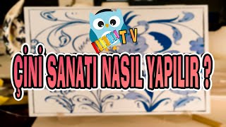 ÇİNİ SANATI NASIL YAPILIR  ÇİNİ NEDİR  ÇİNİ YAPIMI  BAYKUŞ TV  Burak Onurlu [upl. by Heigho]