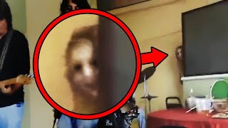 SCARY REAL GHOSTS CAUGHT ON CCTV CAMERA😱 [upl. by Ayikal]