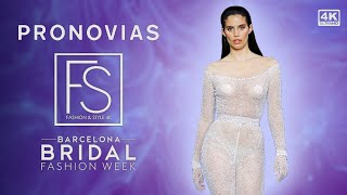 PRONOVIAS ATELIER s24 Sara Sampaio  Victoria’s Secret Angel 4K Barcelona Bridal Fashion Week [upl. by Fineberg54]