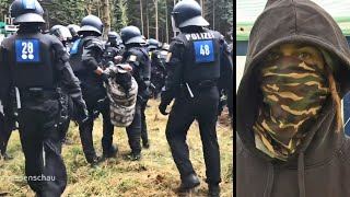 Räumung im Herrenwald trifft auf Widerstand  hessenschau [upl. by Walcott465]