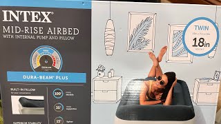 How to deflate your Intex air mattress deflateairbed airmattress deflate airbed intext [upl. by Akiwak]