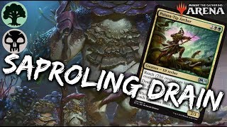 Saprolling Drain MTG Arena  Golgari PoisonTip Archer amp Slimefoot Stowaway Deck in GRN Standard [upl. by Neal]