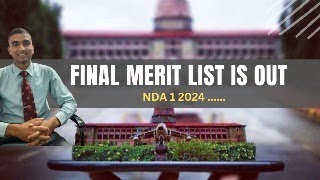 NDA 1 2024  Final Merit list is out [upl. by Nesta]