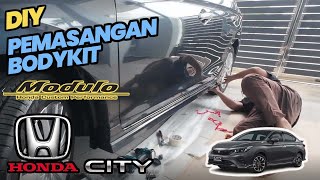 DIY PEMASANGAN BODYKIT MODULO HONDA CITY GN2 SEDAN 2024  JIMAT BANYAK WEI [upl. by Avrenim]