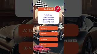 CAR QUIZ  CARS  Honda Civic  Bugatti  Mercedes  Lamborghini car fun bugatti civic quiz [upl. by Enilarak292]