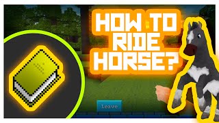 RealmCraft GameTutorials  How to ride Horse riding [upl. by Ahsatel]