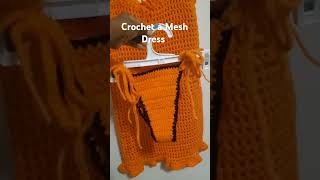 Crochet a mesh dress crochet crochetdesigns yotubeshorts crochetdress [upl. by Bowrah204]