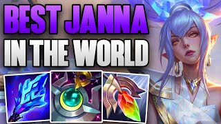 BEST JANNA IN THE WORLD PLAYS BUFFED JANNA  CHALLENGER JANNA SUPPORT GAMEPLAY  Patch 1322 S13 [upl. by Walsh]