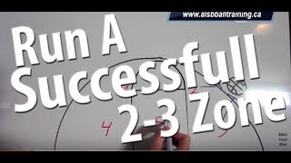 How To Run A Successful 23 Zone Defense  Basketball Zone Defense [upl. by Ydnal]