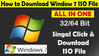 How to Download All Versions of Windows 7 ISO in 2024 How to Create Windows 7 Multi Edition ISO USB [upl. by Lysander820]