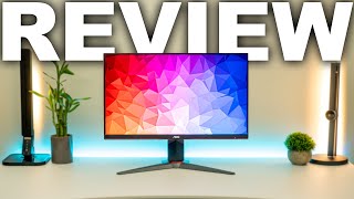 AOC 24G2 24quot Frameless 144Hz Gaming Monitor Review [upl. by Leruj692]