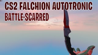 Falchion Knife Autotronic BattleScarred  CS2 Skin Showcase 345 [upl. by Ivad]