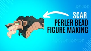 SCAR PERLER BEAD FIGURE MAKING  PERLER BEAD SPRITE MAKING  CRAFT IDEA  TIME LAPSE [upl. by Edan584]