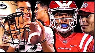 🔥🎬 Mater Dei v St John Bosco  Top 2 Teams in Cali  The Rematch CIFSS D1 Championship Game 2017 [upl. by Fawna]