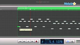 GarageBand Tutorial  Editing MIDI [upl. by Kcaj]