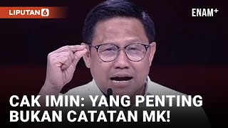 Balas Gibran Cak Imin Singgung Catatan Mahkamah Konstitusi di Debat Cawapres  Liputan6 [upl. by Brewster]