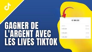 Comment gagner de largent avec les lives TikTok [upl. by Salangi]