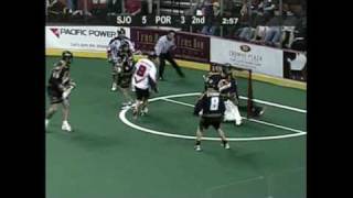 Tom Johnson 2009 NLL Goals [upl. by Savart]