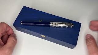 Waterman Exception LEssence Du Bleu – Fountain Pen Review [upl. by Lupiv]