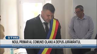 NOUL PRIMAR AL COMUNEI OLANU A DEPUS JURAMANTUL [upl. by Eddra319]