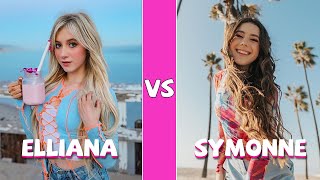 Elliana Walmsley Vs Symonne Harrison TikTok Dances Compilation [upl. by Elah249]