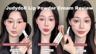 Judydoll Lip Powder Cream Review [upl. by Canty]