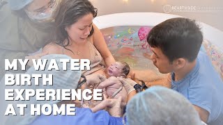 MY WATER BIRTH EXPERIENCE AND SURPRISE GENDER REVEAL [upl. by Talbot]