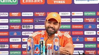 Rohit Sharma pre match press conference india vs newzealand icc cricket world cup 2023 [upl. by Davin817]